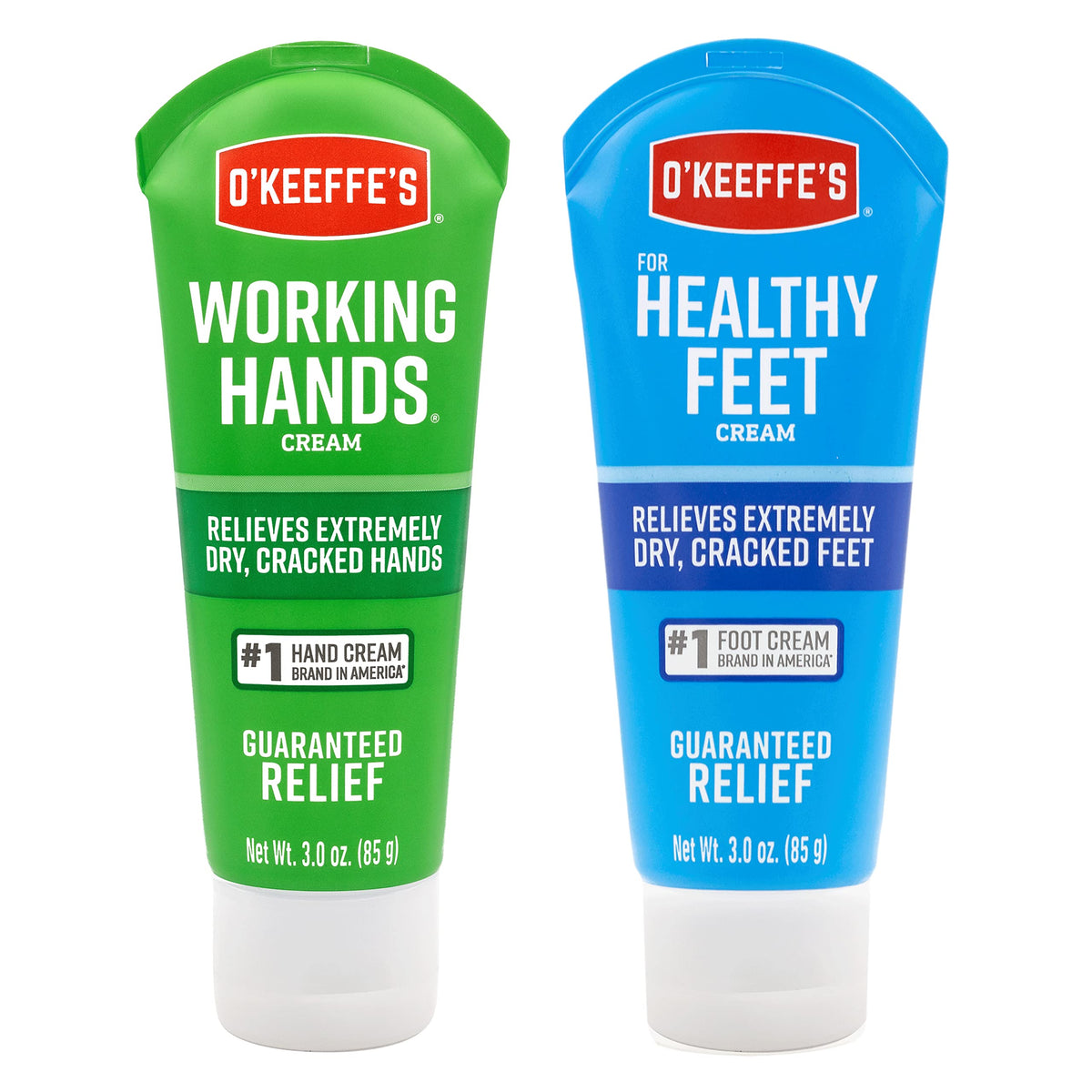 O'Keeffe's Working Hands bottle pour delivers instant hydration for extremely dry hands.