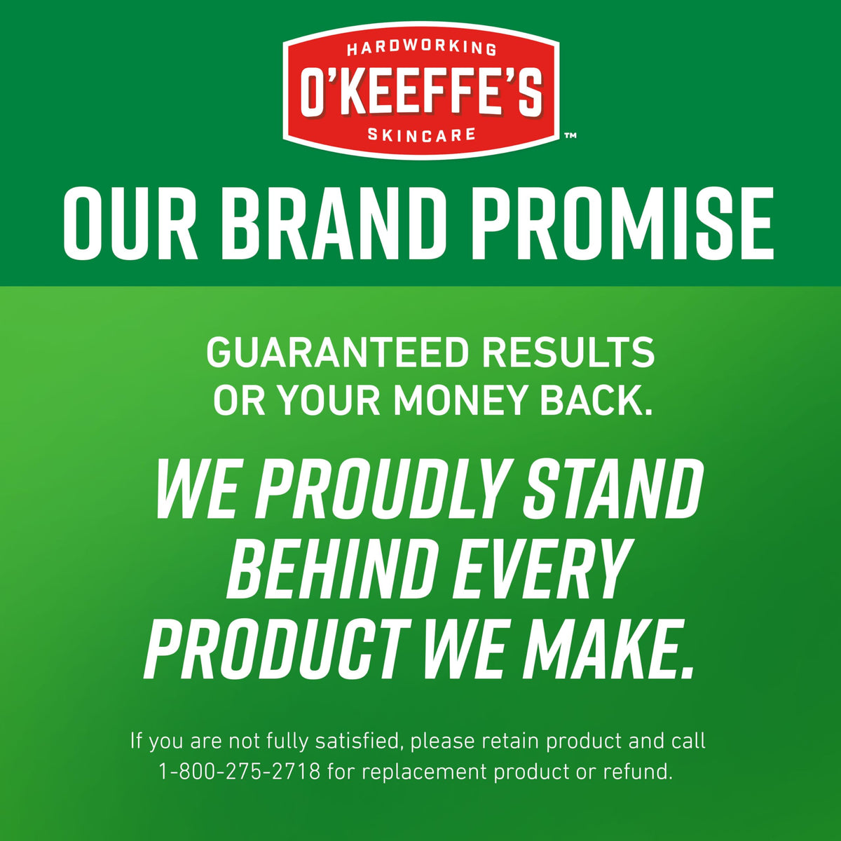 O'Keeffe's Working Hands Pain Relief Cream applied on hand demonstrates quick absorption.