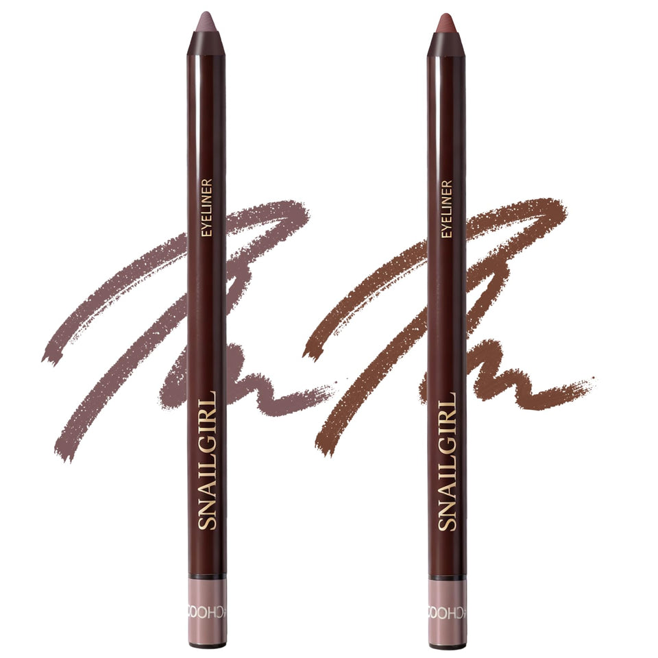 Okerker Plum&Chocolate eyeliner packaging shows premium two-piece set for daily use.