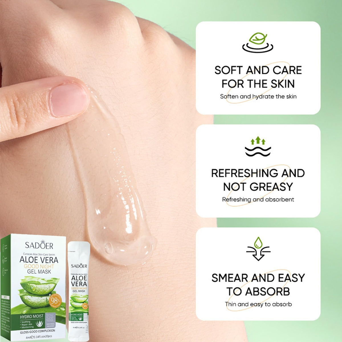 Okerker sunscreen fast-absorb with no white cast.
