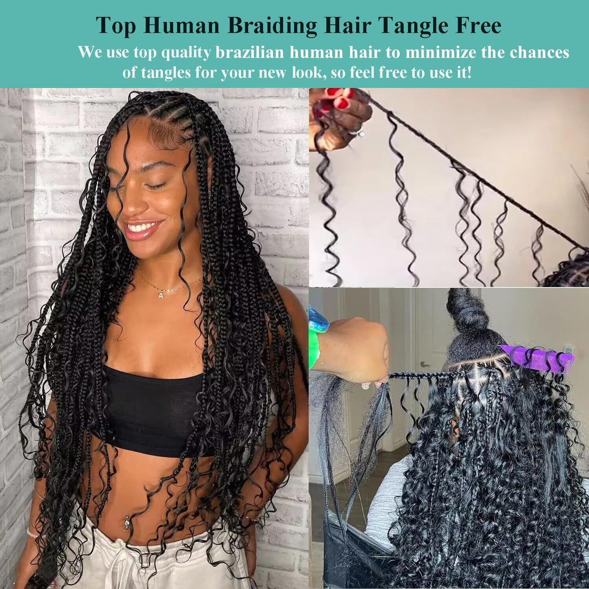 OKVOKV dye, bleach, or perm ready hair with smooth ends.
