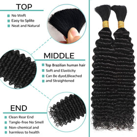 OKVOKV two bundles 110g pack creates fuller boho braid looks.