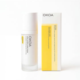 OKOA Skin Dual Action Lifting Cream pump bottle ready for fast daytime use