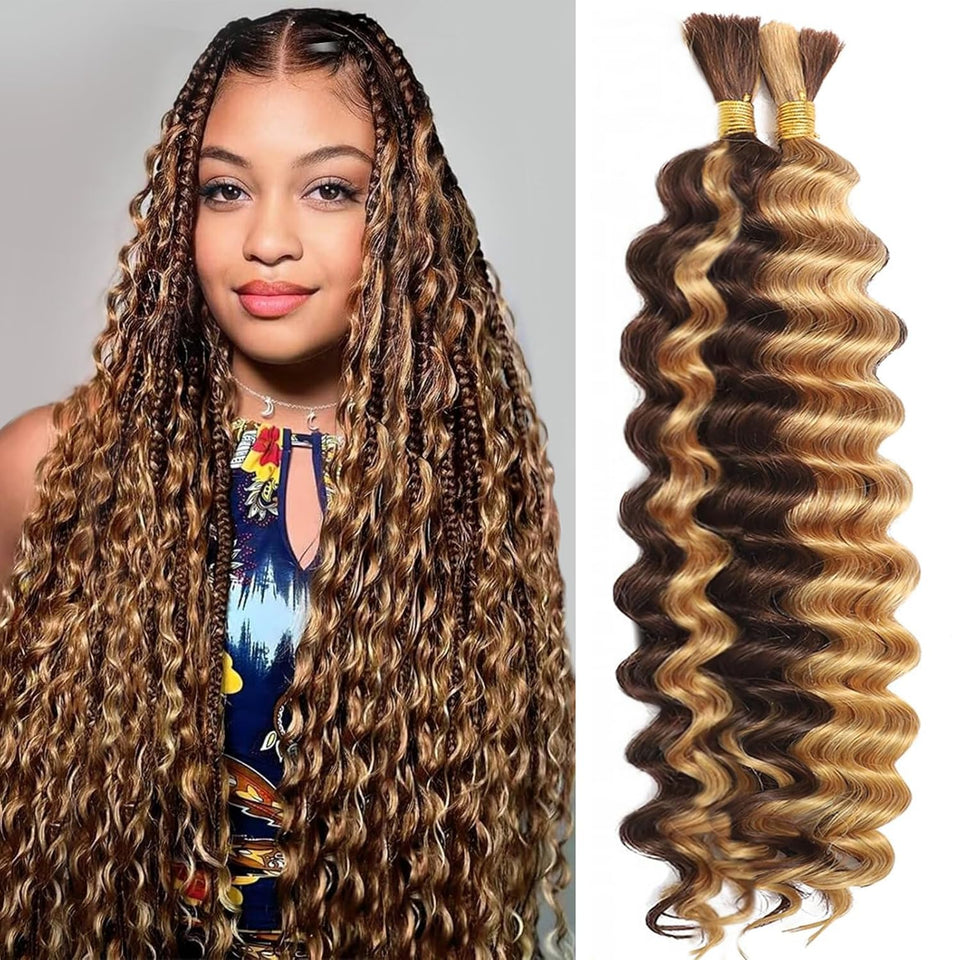 OKVOKV 22-inch ombre braiding hair for boho styles with natural movement