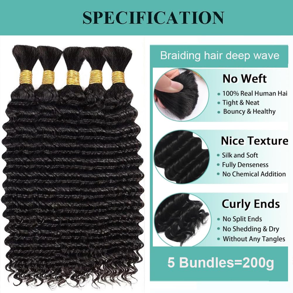 OKVOKV 200g pack with five bundles for fuller braids