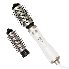 OKWRAP 3-in-1 rotating brush front view for fast blow-dry and style