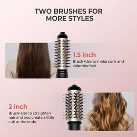 OKWRAP 360-degree swivel cord provides flexible movement during styling.