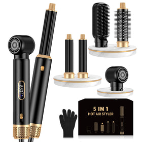 OKWRAP 5-in-1 styler with dryer brush for quick, salon-like blowouts