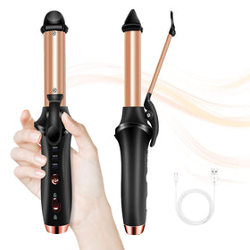 OKWRAP cordless curling iron battery for wireless styling on the go
