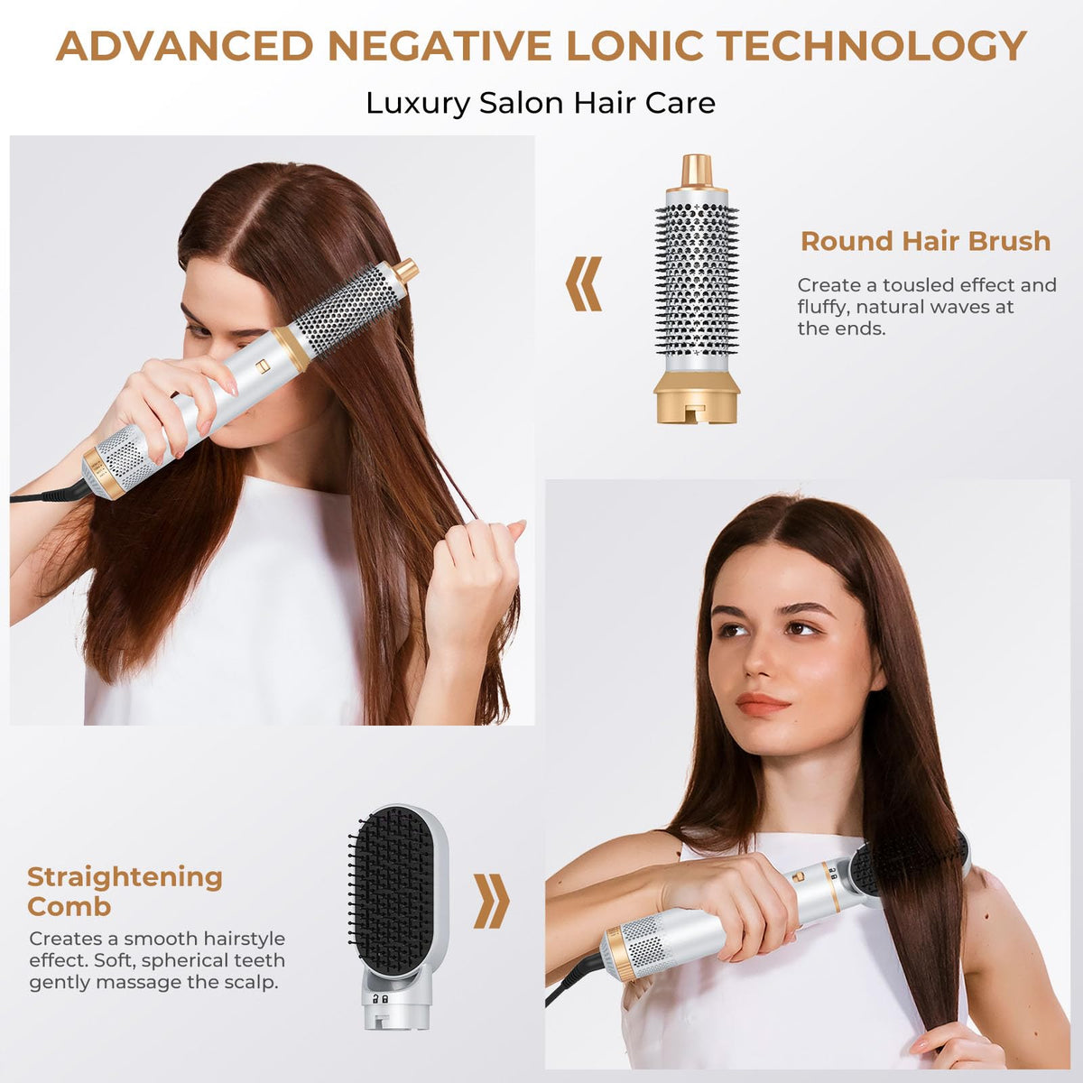 OKWRAP detachable air curler, travel-ready for on-the-go waves and spirals.