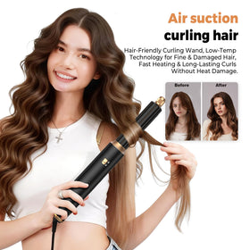 OKWRAP detachable blow-dry brush ready for quick, smooth drying.