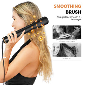OKWRAP heat and ion care feature for frizz control and moisture retention.