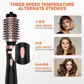 OKWRAP negative ionic technology reduces frizz and adds shine.