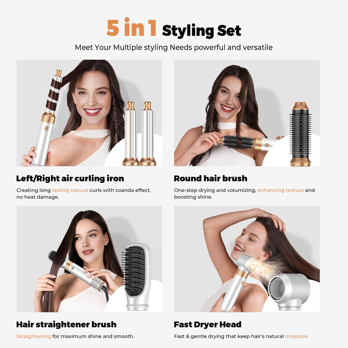 OKWRAP right air hair curler wrap showing quick curling capability