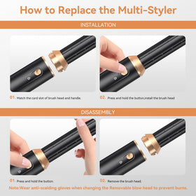 OKWRAP round-brush-dryer adds volume during blow-dry
