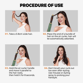 OKWRAP straightening brush smoothing hair for sleek results