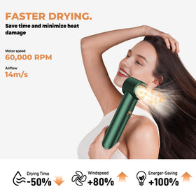 OKWRAP straightening brush smooths strands with gentle heat.