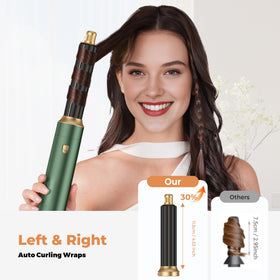 OKWRAP volumizing hot air brush delivering instant lift during styling