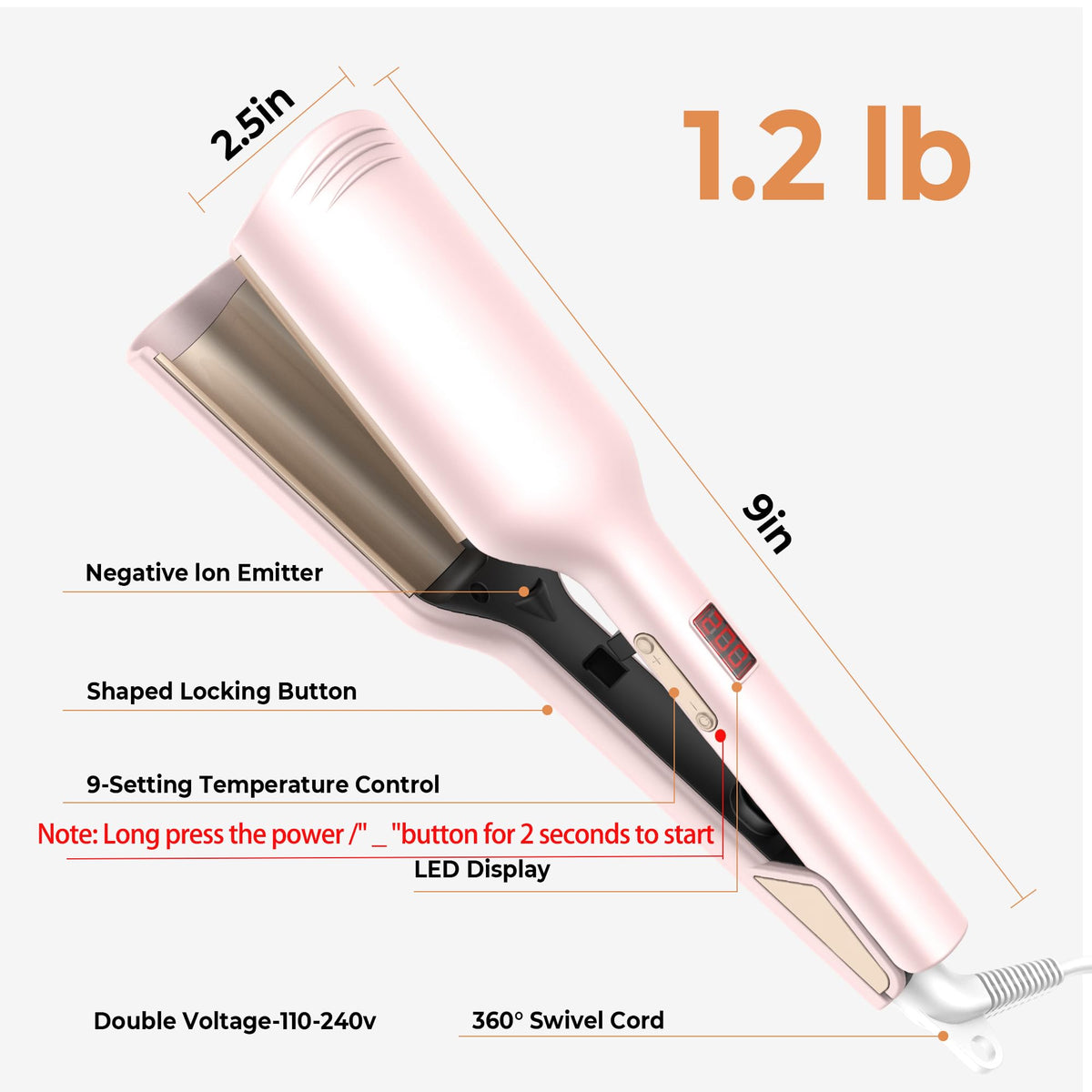 OKWRAP Waver 2-barrel waves showcase larger beachy texture