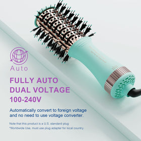 Olaermoso 2-inch oval nano titanium barrel delivers smooth, salon-like blowouts