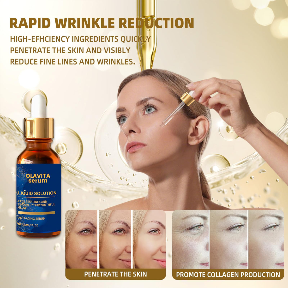 Olavita Serum two-pack image indicating value and long-lasting care.