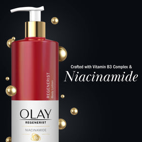 Hands applying Olay body lotion to skin for daily moisture.