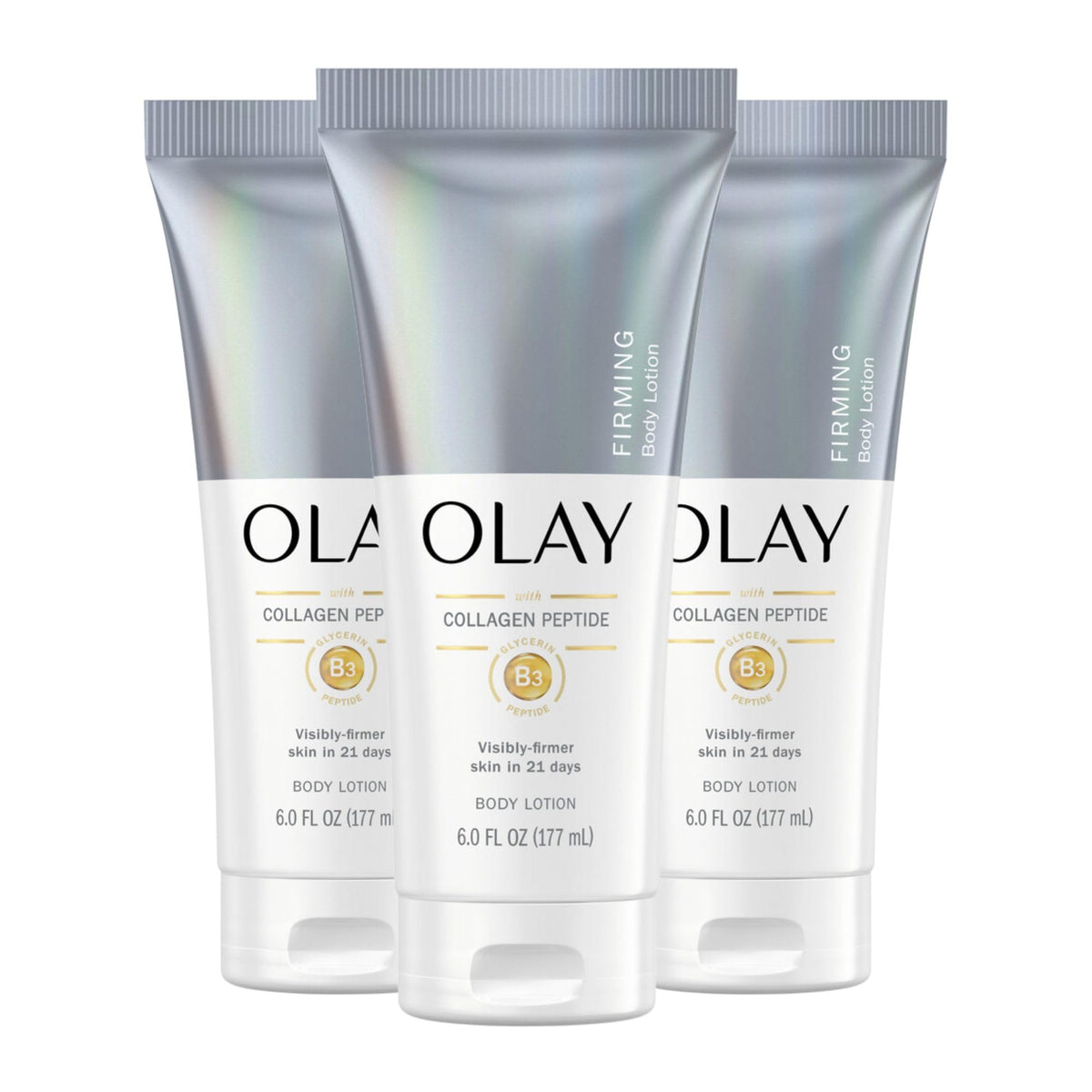 Olay front packshot of the 6 oz tube, ready for daily hydration