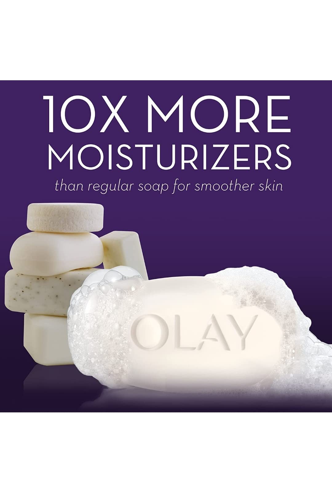 After use, Olay Beauty Bar leaves skin softer and more hydrated.