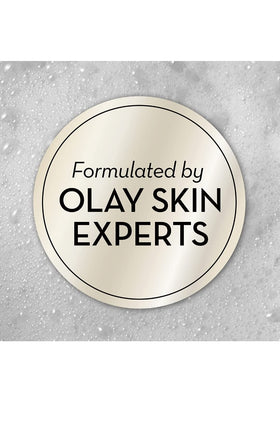 Close-up of Olay Moisture Outlast packaging showing Vitamin E infusion.
