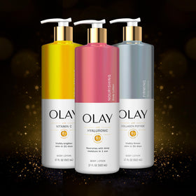 Lotion on bathroom shelf pairs with body wash for enhanced hydration.