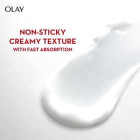 Olay Regenerist packaging box conveys trust and a premium anti-ageing routine.