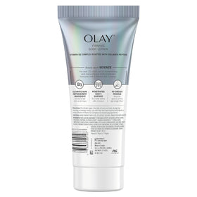 Olay skin-tightening appearance suggests visible smoothing over time