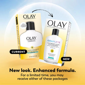 Olay SolaSheer technology visual emphasizes long-lasting hydration with sun shield.