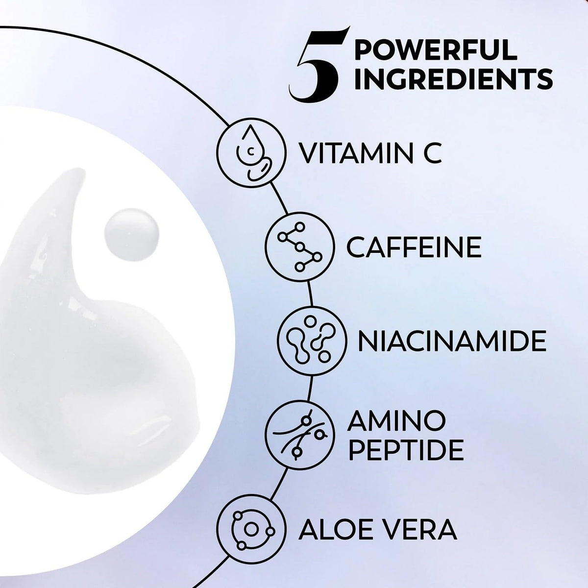Application around the eye area for a refreshed look with Olay Super Eyes.