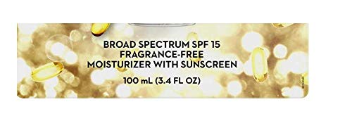 Olay Total Effects SPF 15 moisturizer packaging highlighting sunscreen protection