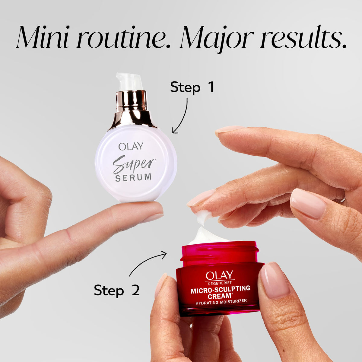 OLAY travel pouch for skincare on the go.