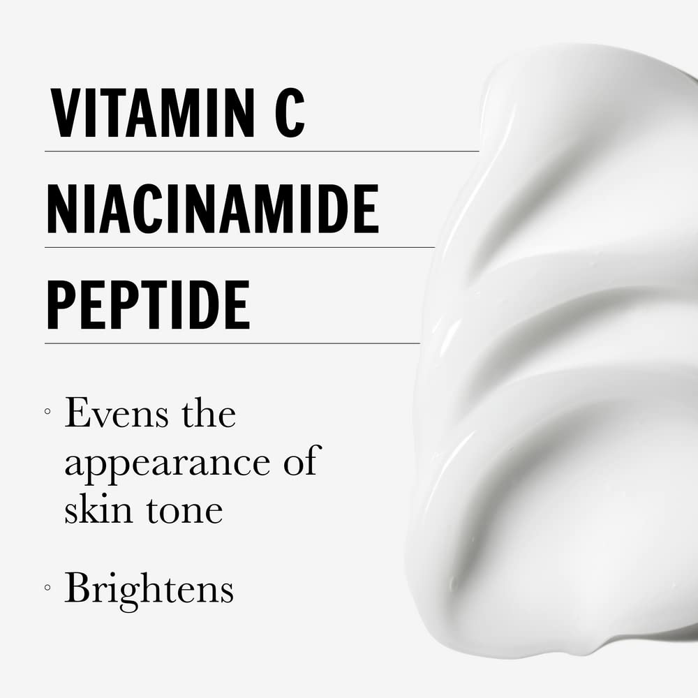 Olay Vitamin C + Peptide 24 Eye Cream being applied around the eye area for brightening and hydration.