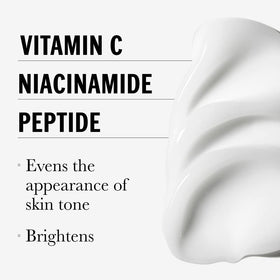 Olay Vitamin C + Peptide 24 Eye Cream being applied around the eye area for brightening and hydration.