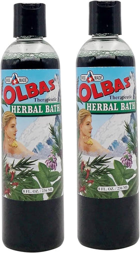 Olbas Herbal Bath 2 Pack packaging highlights Swiss formula for spa moments.