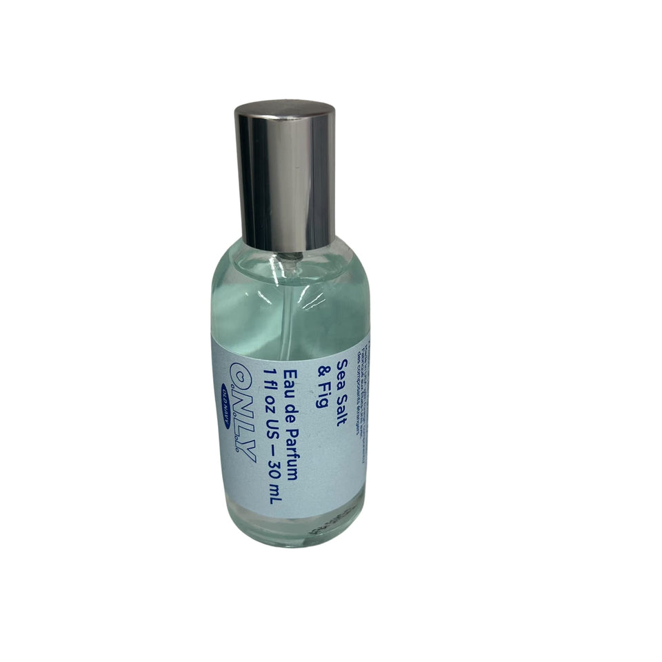 Old Navy Kindred Goods Sea Salt and Fig EDP bottle showcases a fresh, ocean-inspired scent for daily wear.