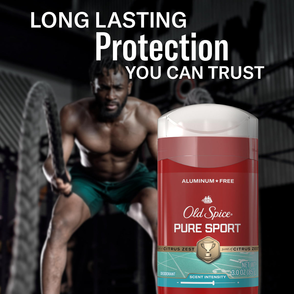 Old Spice deodorant provides 24/7 freshness for active lifestyles