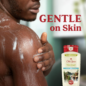 Old Spice 24/7 Shower Fresh label viewed for everyday freshness.