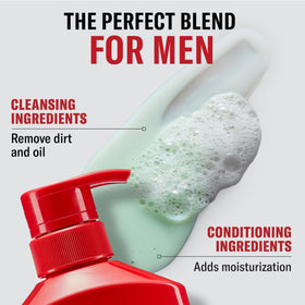 Old Spice Bearglove 2-in-1 label notes apple citrus and spice scent