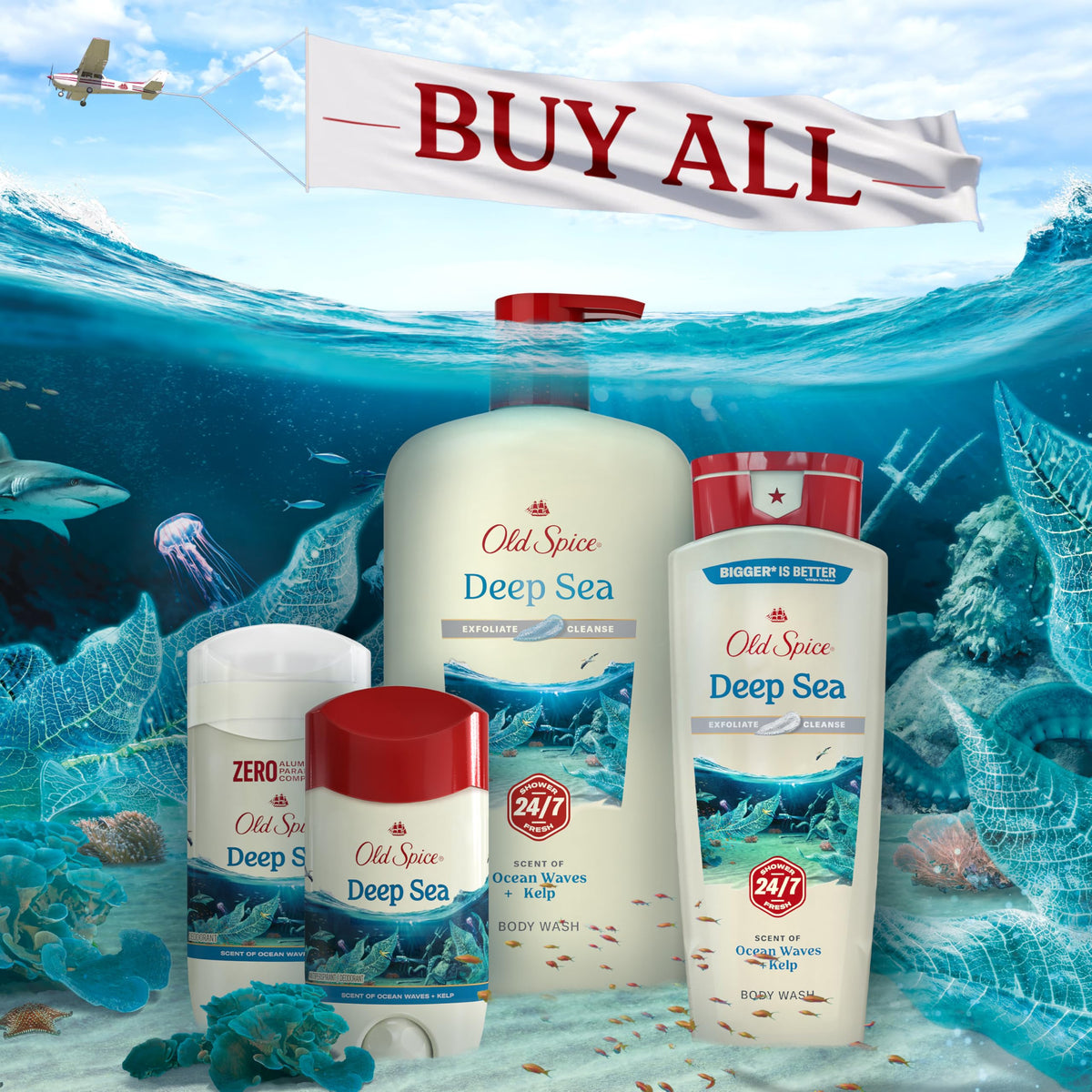 Old Spice Deep Sea triple-pack image for travel and home