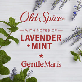 Old Spice Gentlemans Hand and Body Lotion vitamin B3 ingredient closeup.