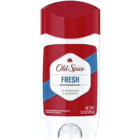 Old Spice High Endurance invisible solid deodorant pack-front, long-lasting freshness for daily activities.