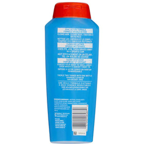 Closeup of Old Spice High Endurance label with sport-inspired branding.