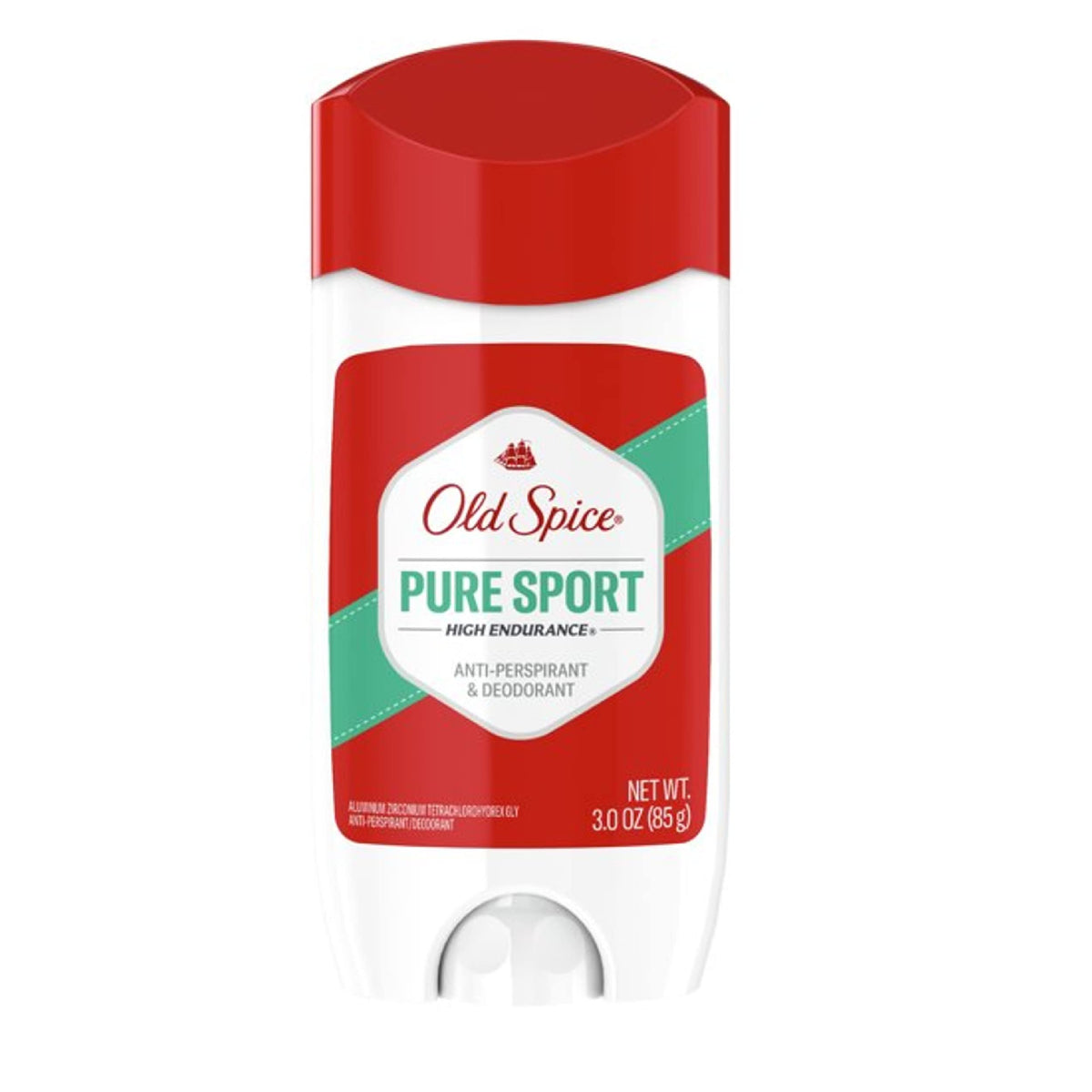 Old Spice High Endurance Pure Sport in use, smooth glide.