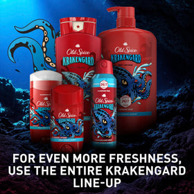 Long-lasting Krakengard fragrance note of deep ocean aroma.
