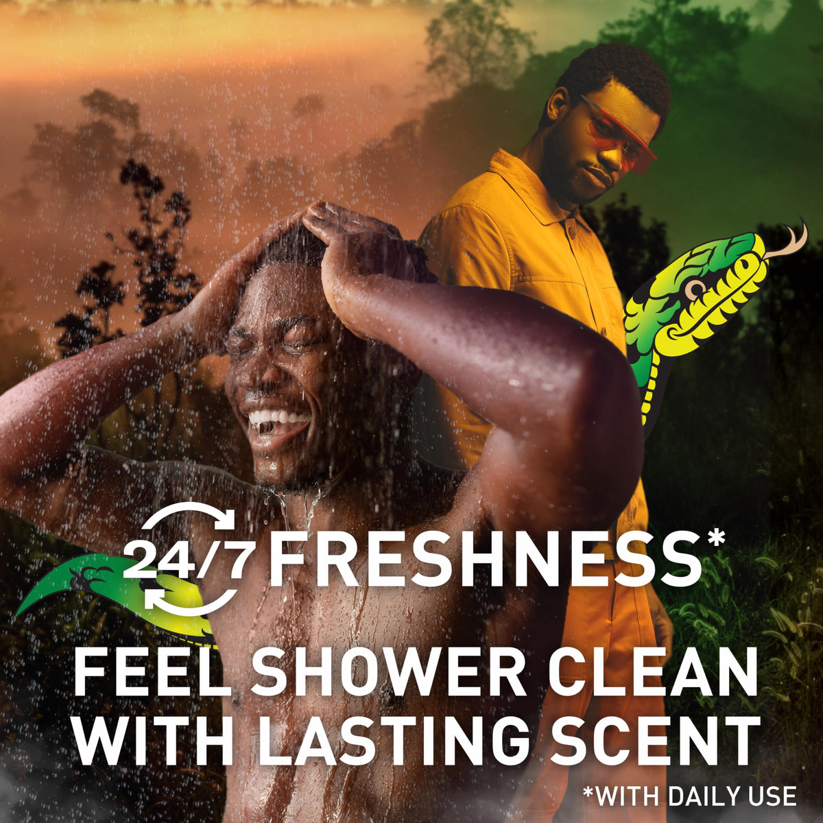 Old Spice MambaKing removes dirt and odor after workouts